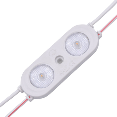 Mô-đun led 24v dùng cho quảng cáo nhẹ và mô-đun đèn nền 2 ống kính ip67 chống nước 0,96W
