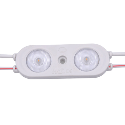 Mô-đun led 24v dùng cho quảng cáo nhẹ và mô-đun đèn nền 2 ống kính ip67 chống nước 0,96W