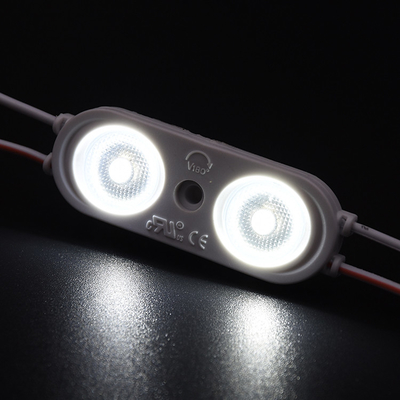 Mô-đun led 24v dùng cho quảng cáo nhẹ và mô-đun đèn nền 2 ống kính ip67 chống nước 0,96W
