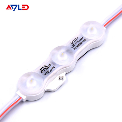 1.2W IP68 DC12V 3 LED Module với LED SMD2835 160°Beam với băng dán phía sau