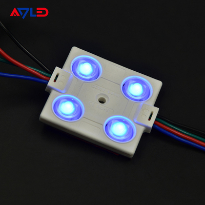 Đèn mô-đun LED RGB 12V 1.44W 4 Mô-đun Modulo chống thấm nước SMD 5050 cho bảng hiệu quảng cáo LED