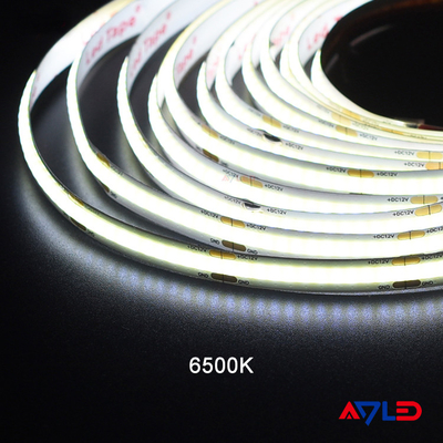 336led/M COB Đèn dải LED 3000K Nhiệt độ màu DC12/24V IP20 CRI cao
