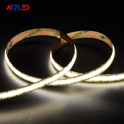 DC24V không chấm cao mật độ DC24V không chấm dòng LED có thể điều chỉnh CCT (2700K-6500K) COB 640Leds Strip Light Low Voltage Tape Light