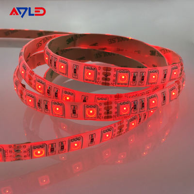 RGB 5050 màu đỏ đèn LED Strip Light, 60 / m, 10mm rộng, bởi 5m Reel bán buôn