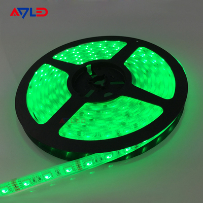 Màu xanh lá cây SMD 5050 60LEDs / M đèn LED dải đèn cho đồ nội thất trang trí cao sáng chống nước