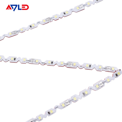 Zig Zag Dải LED có thể uốn cong S Loại DC12V 2835 6mm Dải LED không thấm nước có thể gập lại cho quảng cáo nhỏ