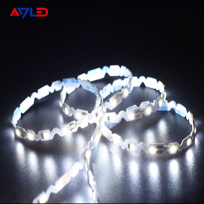 Dải đèn LED siêu mỏng có thể uốn cong Hình dạng S SMD 2835 60LEDs 6mm DC12V 24V Flex Zig Zag LED Băng