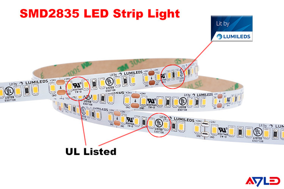 Đèn LED dải làm mờ Lumen cao ngoài trời SMD2835 3000k 4000k 6500k