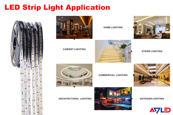 Các loại dải đèn led sáng ngoài trời 120 dải đèn led không thấm nước điện áp thấp cho phòng