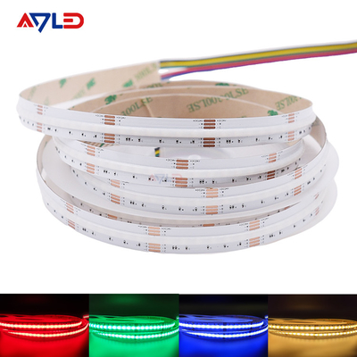 Dải đèn LED RGB CCT COB Đèn LED thay đổi màu 24VDC Băng LED linh hoạt không chấm