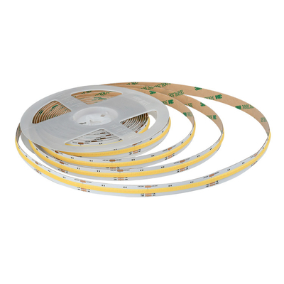 8W / M FCOB CCT 640 đèn LED Light Strip mật độ cao linh hoạt FOB COB 10mm PCB Board với đường thẳng có thể tắt