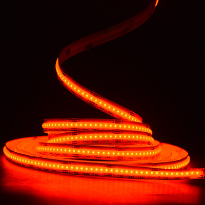 Full Color Dotless DC12V 810leds COB Strip Light mật độ cao linh hoạt có thể tắt IP20