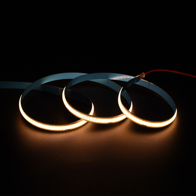 High CRI90 Flex 320leds Reel To Reel COB LED Strip DC24V 21W / M COB dẫn đường thẳng