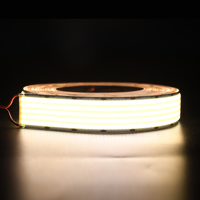 300LSE tự dính IP20 miễn phí uốn cong tùy ý siêu sáng mật độ cao dây chuyền linh hoạt Cob băng 1600 LED