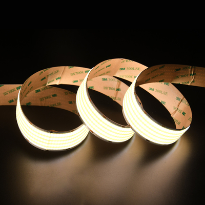 ADLED 30MM bảng pcb 1600leds dải băng LED linh hoạt DC24V dải COB 90 CRI linh hoạt đồng bộ 40w / M