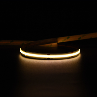 Không có đơn vị cắt tối thiểu Dải đèn LED màu trắng COB ấm tự do 14W / M 5M Mỗi cuộn 1400LM / M
