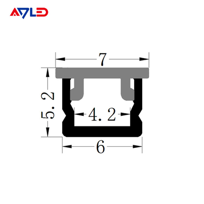 1m 2m 3m ADP-0606 Mảng hồ sơ nhôm cho dải chiếu sáng LED