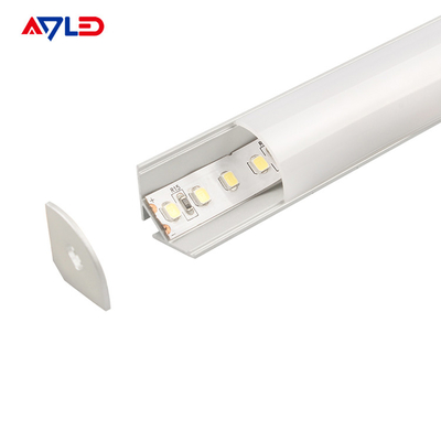 10.4mm Mảng hồ sơ nhôm rộng cho các dải LED Đèn thiết kế hiện đại Mảng hồ sơ nhôm LED