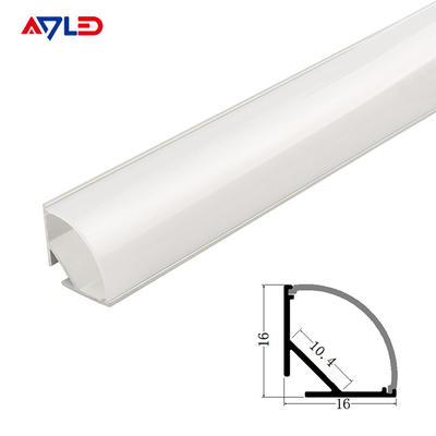 10.4mm Mảng hồ sơ nhôm rộng cho các dải LED Đèn thiết kế hiện đại Mảng hồ sơ nhôm LED