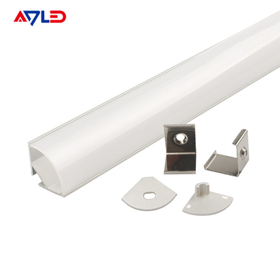 10.4mm Mảng hồ sơ nhôm rộng cho các dải LED Đèn thiết kế hiện đại Mảng hồ sơ nhôm LED