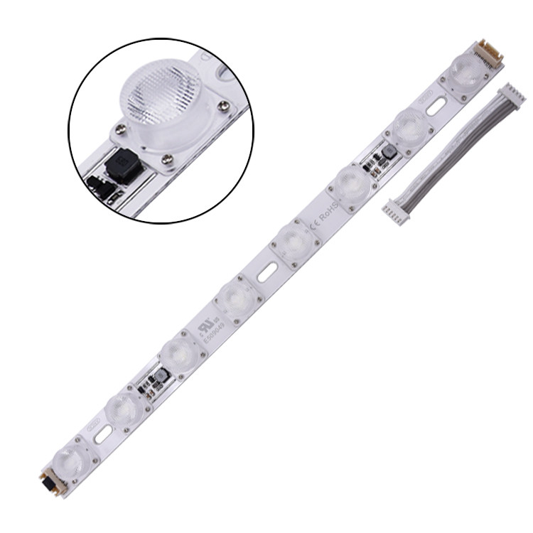 Đèn LED thanh dải LED có thể điều chỉnh ánh sáng chiếu sáng DC 24V 8LED cho hộp đèn