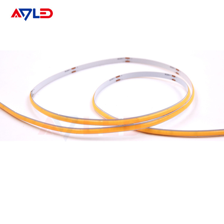 Ultra mỏng 4.5mm linh hoạt COB đèn LED dải ((Chip-On-Board) Spot miễn phí đèn LED cho tủ, ánh sáng kệ