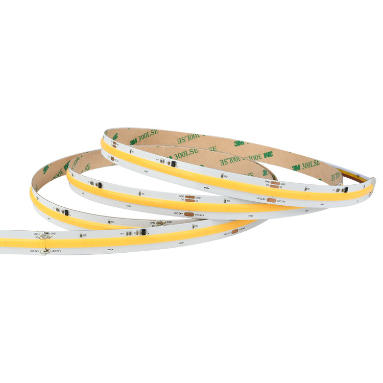 Đèn dải LED màu trắng tinh khiết COB kỹ thuật số 3000K 4000K 6500K 16.4ft 24V đèn băng
