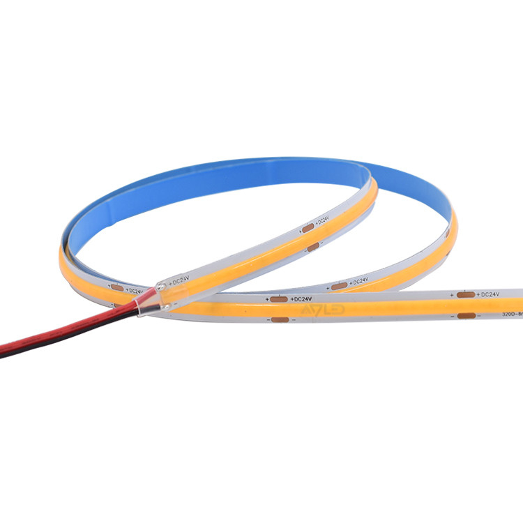UL Cob Strip 8mm 10mm 320leds Cob Led Light ngoài trời không thấm nước Cob Led Flexible Strip Light