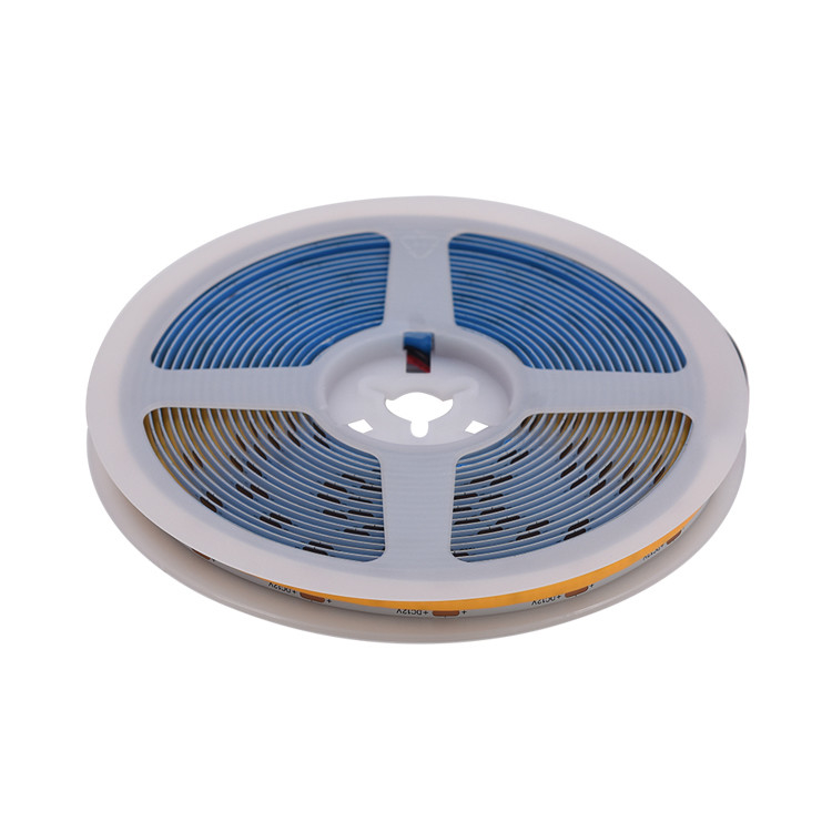 10W / M FCOB 8mm 480LEDs / M COB Reel To Reel LED Strip Light Độ dày đặc cao FOB Đèn băng tuyến tính