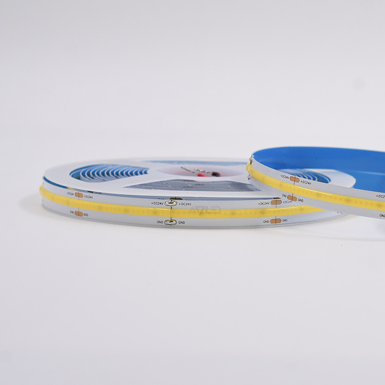 3000k 4000k 6500k COB Light Strip Thiết kế mới đến 504 LED / M 12W / M cho Dự án chiếu sáng