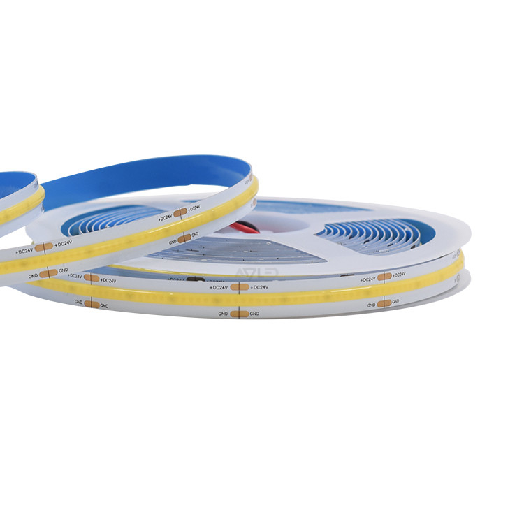 đèn băng led5M Dot Free Uniform Illumination Chip trên tàu đèn dải led 12W / M Dải LED linh hoạt Cob 12Vtape lig