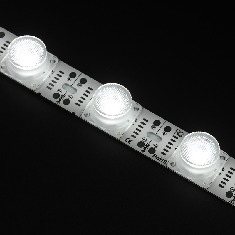 Slim Aluminum Edge Lit LED Bar 3000K-10000K 28.8W / m IP 20 18 đèn LED / m ADS-N3030-18