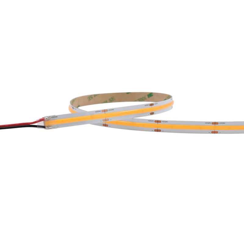 528LEDs Per Meter Cob Led Strip Light 10W / M 12v/24v Đèn băng LED màu trắng ấm và mát