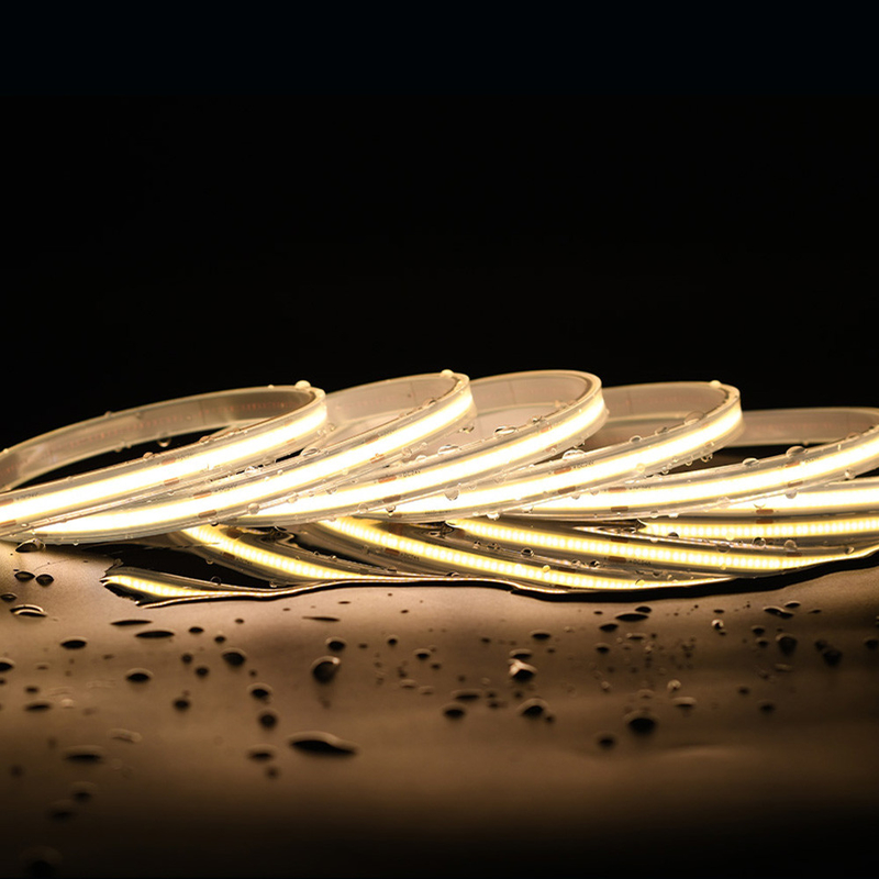 1000LM Constant Current COB Strip Light uốn cong tự do ở 24V với 480 đèn LED mỗi mét