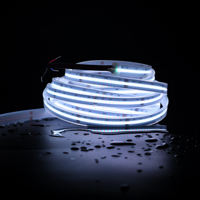 Dự án mới Thiết lập RGBW Màu LED Strip ánh sáng Cob Magic Digital có thể giải quyết COB led Strip